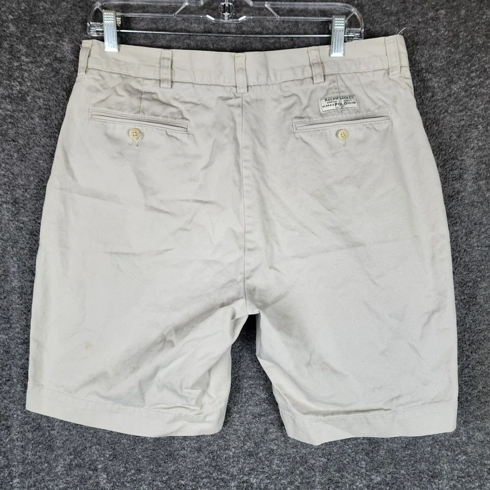 Polo Ralph Lauren Chino Shorts Mens 34 Prospect Short Tan Classic EUC